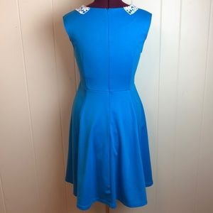 Oten Dresses - 3/$27 Oten Blue Fit & Flare Lace Collar Dress Oten Dresses - 3/$27 Oten Blue Fit & Flare Lace Collar Dress